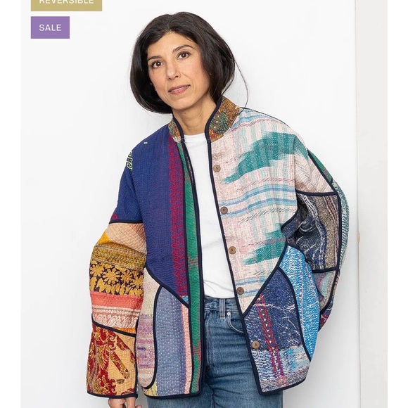 Namai: The Ladhiya Quilted Patchwork Kantha - Picture 13 of 13